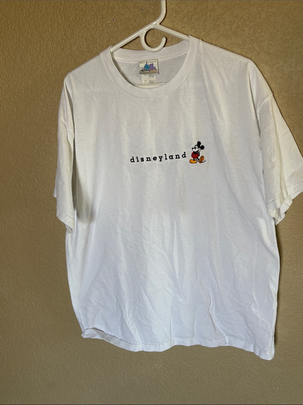 Vintage Disneyland White Mickey Mouse Graphic Tee